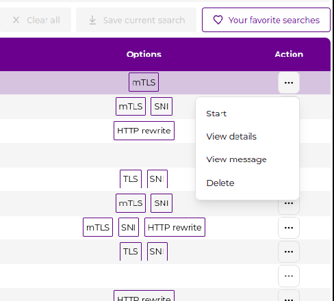 options of channel